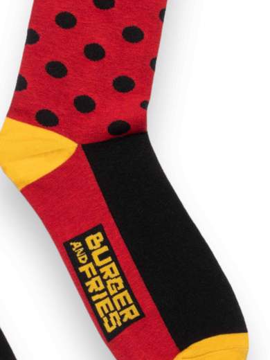 SOCKS BURGER AND FRIES SOCKS