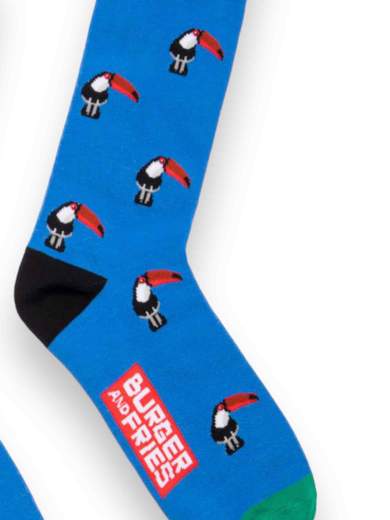 SOCKS BURGER AND FRIES SOCKS