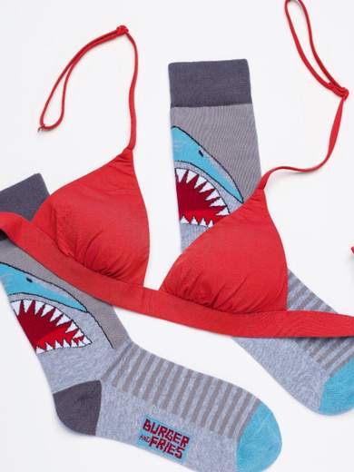 SOCKS BURGER AND FRIES SOCKS