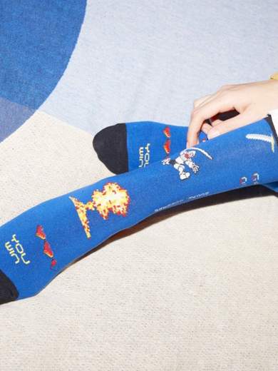 SOCKS BURGER AND FRIES SOCKS