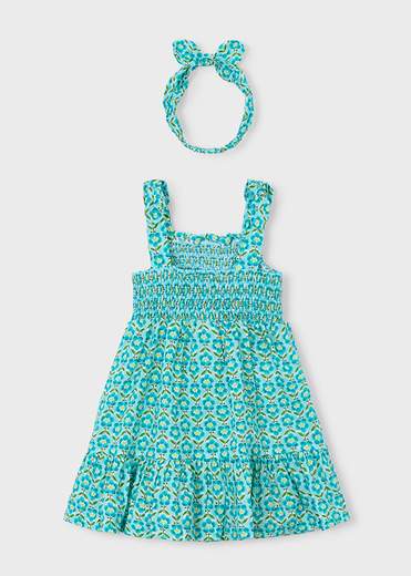 Mayoral Abito Con Elastico Bambine E Ragazze
