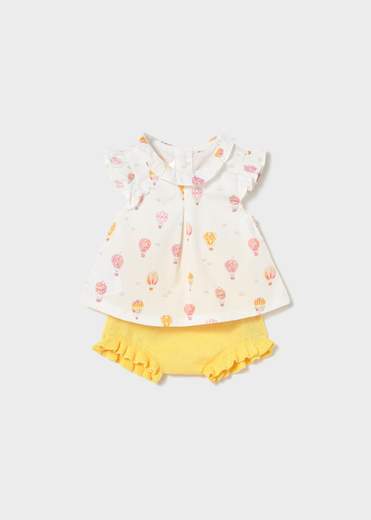 Mayoral Newborn Completo Completo 2 Pezzi Corto Bimba