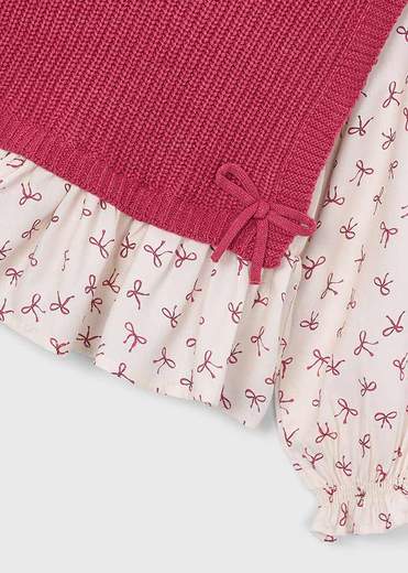 Mayoral Maglia Con Gilet Bambine E Ragazze