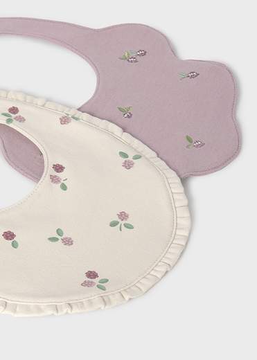 Mayoral Newborn Accessori Abbigliamento Set 2 Bavaglini Corredino Bimba