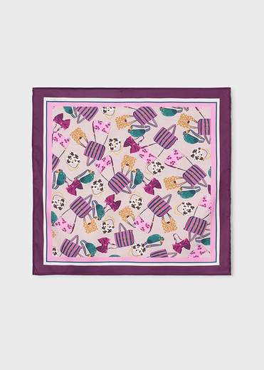 Mayoral T-shirt Con Foulard Bambine E Ragazze