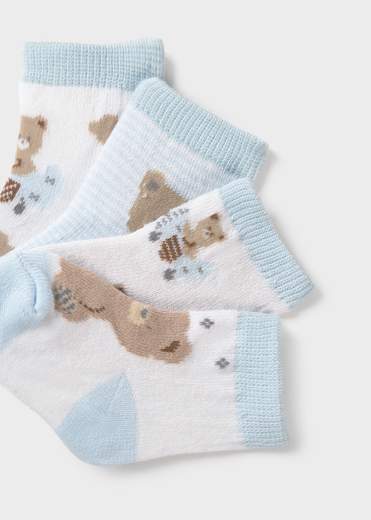 Mayoral Newborn Accessori Abbigliamento Set 4 Calze Corte Bimbo