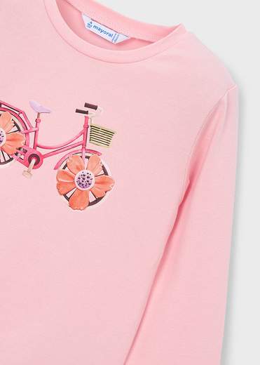 Mayoral T-shirt Manica Lunga Bambine E Ragazze