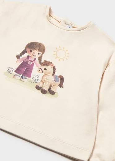 Mayoral T-shirt Manica Lunga Bimba