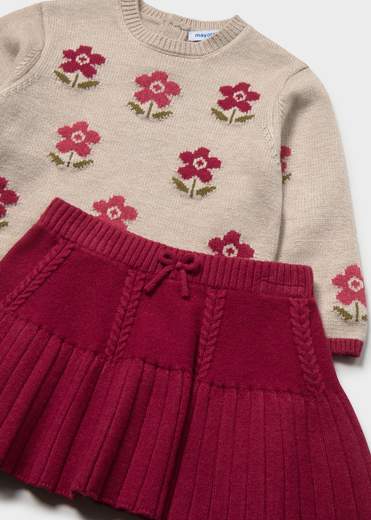 Mayoral Completo Gonna + Maglia Bimba