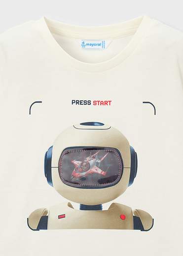 Mayoral T-shirt Manica Corta Bambini E Ragazzi