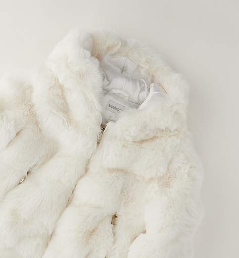Sarabanda Cappotto Ecopelliccia Bambine E Ragazze