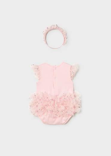 Mayoral Newborn Accessori Abbigliamento Body + Fascetta Bimba