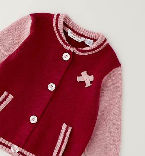 Minibanda Maglia Cardigan Bimba