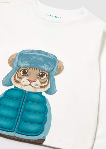Mayoral T-shirt Manica Lunga Bimbo