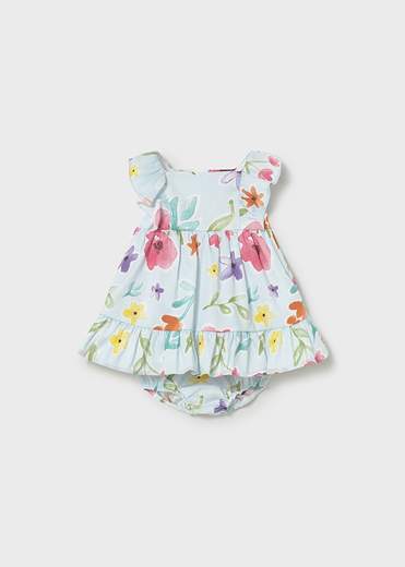 Mayoral Newborn Abito Stampato Bimba