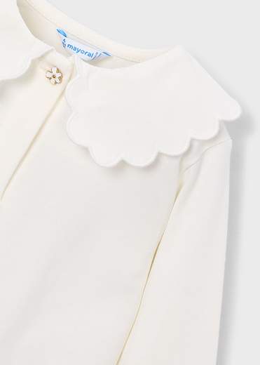 Mayoral T-shirt Polo Manica Lunga Bambine E Ragazze