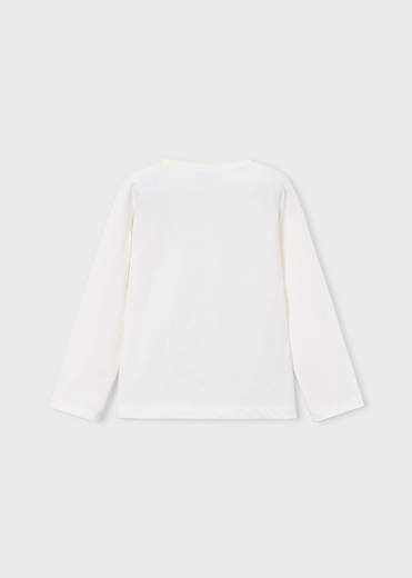 Mayoral T-shirt Manica Lunga Bambine E Ragazze