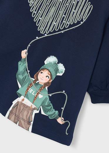 Mayoral Abito Maxi Pull Bambine E Ragazze