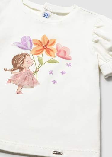 Mayoral T-shirt Manica Corta Bimba