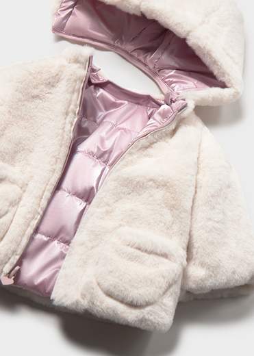 Mayoral Newborn Cappotto Reversibile Bimba