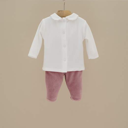 Ninnaoh Accessori Abbigliamento Completo 2 Pezzi Corredino Bimba