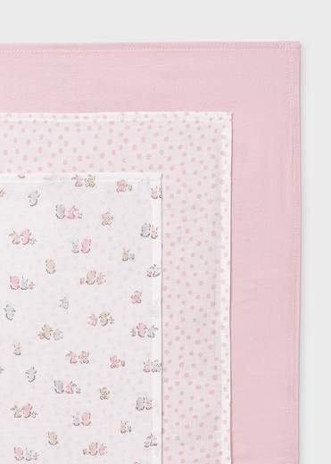 Mayoral Newborn Accessori Abbigliamento Set 3 Garze Unisex Bambino