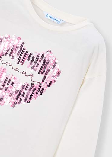 Mayoral T-shirt Manica Lunga Bambine E Ragazze
