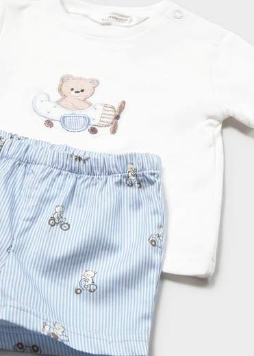 Mayoral Newborn Completo Completo 2 Pezzi Corto Bimbo