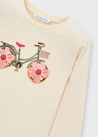 Mayoral T-shirt Manica Lunga Bambine E Ragazze