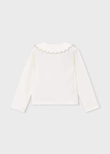 Mayoral T-shirt Polo Manica Lunga Bambine E Ragazze