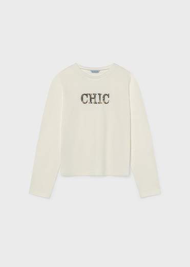 Mayoral T-shirt Manica Lunga Ragazza