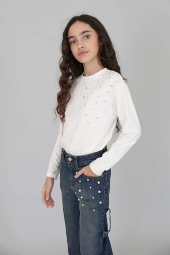 Naida T-shirt Manica Lunga Ragazza