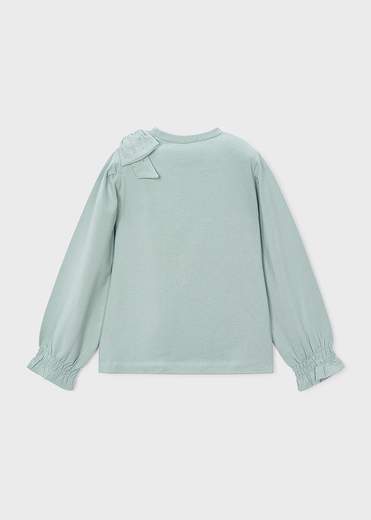 Mayoral T-shirt Con Fiocco Bambine E Ragazze