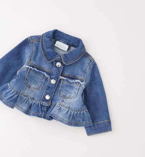 Minibanda Cappotto Giubbotto Jeans Bimba