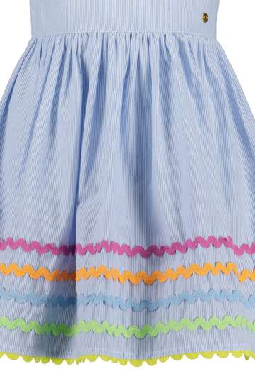 Blue Seven Abito Smanicato Bambine E Ragazze
