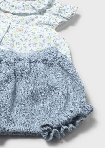 Mayoral Newborn Completo Completo 2 Pezzi Corto Bimba