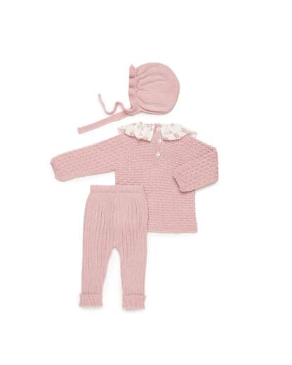Juliana Accessori Abbigliamento Completo 3 Pezzi Corredino Bimba