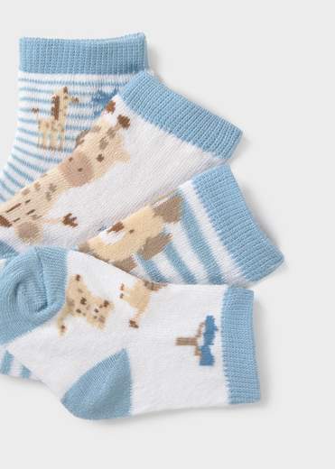 Mayoral Newborn Accessori Abbigliamento Set 4 Calze Corte Bimbo
