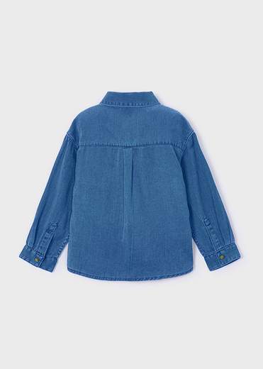 Mayoral Camicia Jeans Bambini E Ragazzi