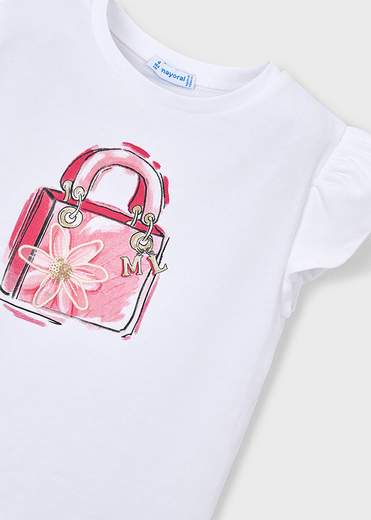 Mayoral T-shirt Manica Corta Bambine E Ragazze