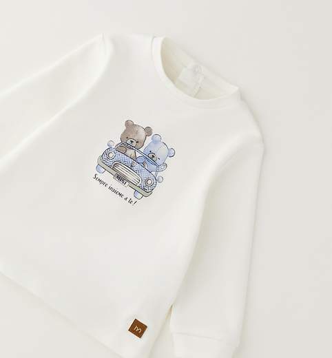 Minibanda T-shirt Manica Lunga Bimbo
