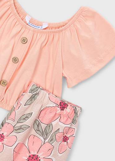Mayoral Completo Pantalone + Top Bambine E Ragazze