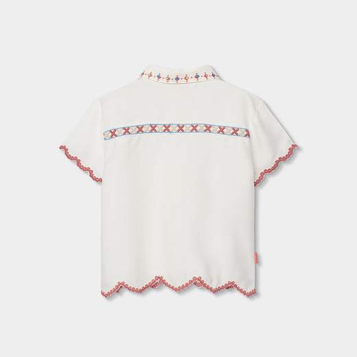 Boboli Camicia Manica Corta Bambine E Ragazze