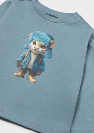 Mayoral T-shirt Manica Lunga Bimbo