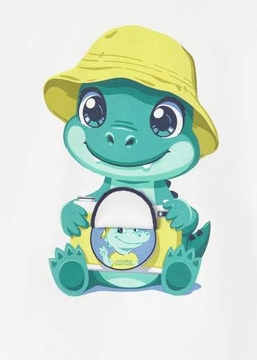 Mayoral T-shirt Manica Corta Bimbo