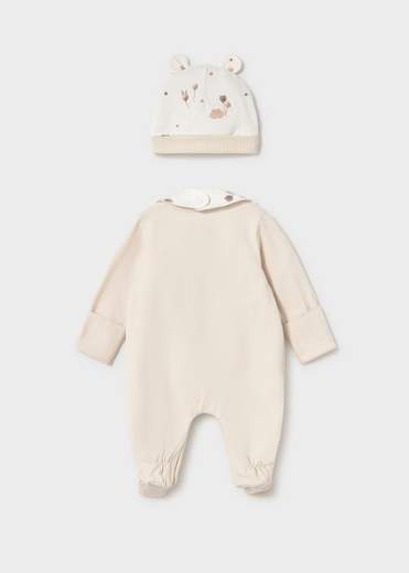 Mayoral Newborn Accessori Abbigliamento Tutina, Bavetta E Cappellino Unisex Bambino
