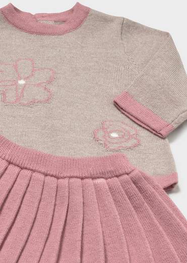 Mayoral Newborn Completo Gonna + Maglia Bimba