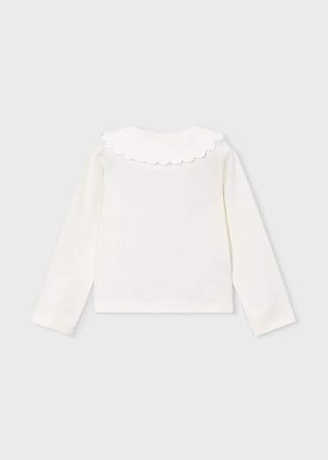 Mayoral T-shirt Polo Manica Lunga Bambine E Ragazze