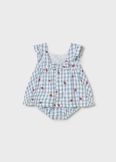 Mayoral Newborn Abito Con Culotte Bimba