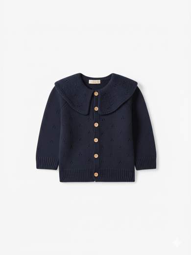 Wedoble Maglia Cardigan Bambine E Ragazze